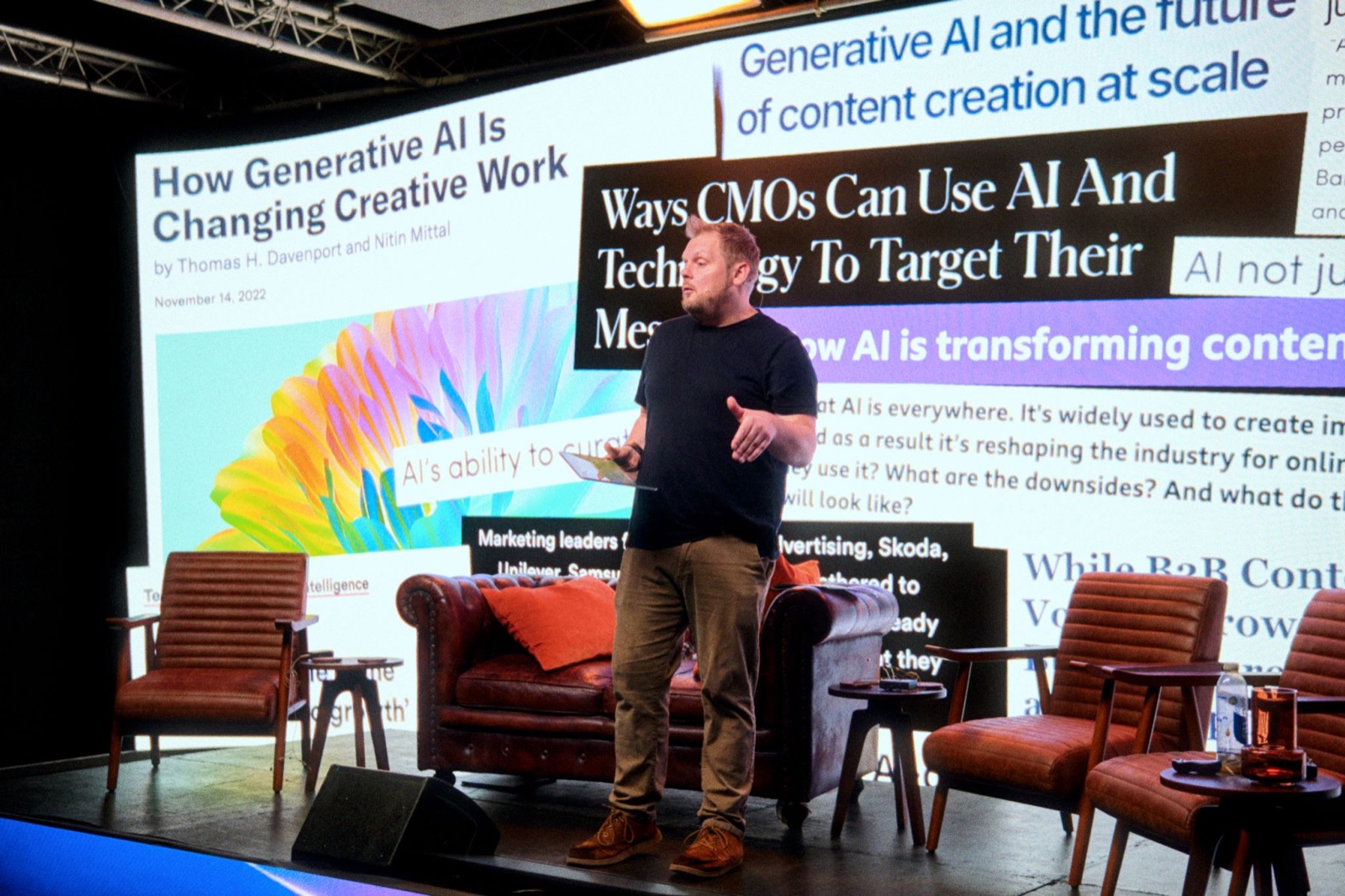 Framing the AI-in-content debate on stage
